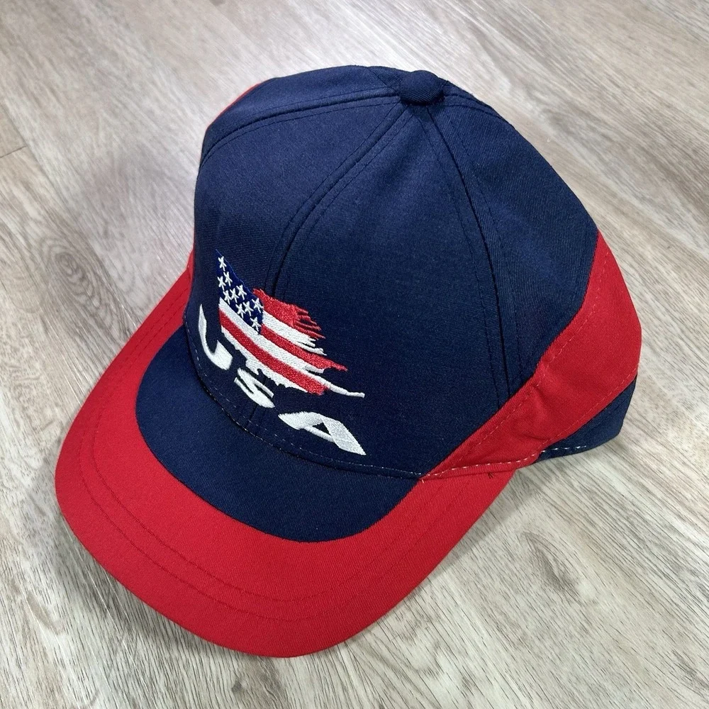 VTG 1998 USA‎ Soccer World Cup Snapback France Red White Blue Cap